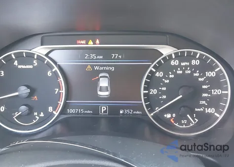 2021 Nissan Altima Sr Fwd из США, поврежденный, VIN 1N4BL4CV0MN334705